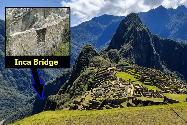 Eintrittskarte für Machu Picchu Rundgang 1D Inkabrücke